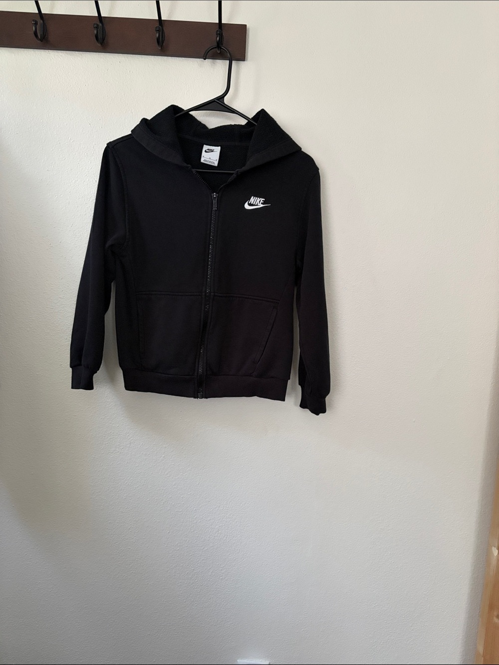 Nike Black Kids Full-Zip Hoodie Jacket